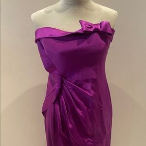 Badgley Mischka Rich Purple Gown